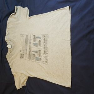 STAR WARS Graphic T-Shirt Short Sleeve Gray Size L